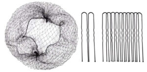 Hair net and hair pins